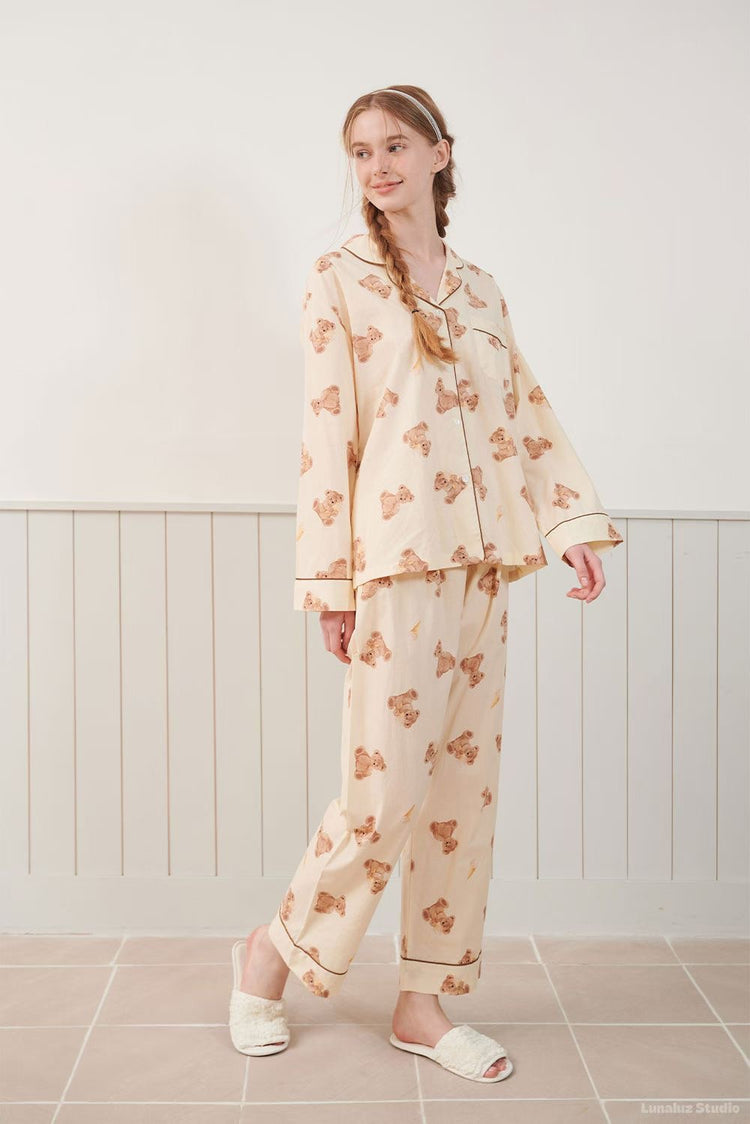 Women Teddy Pajamas Set