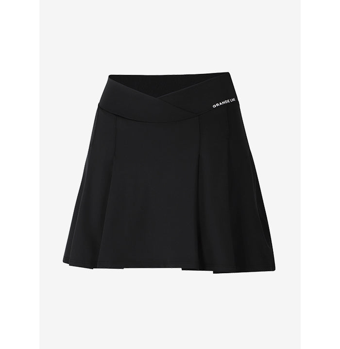 El-touch Air Cross Flare Skirt