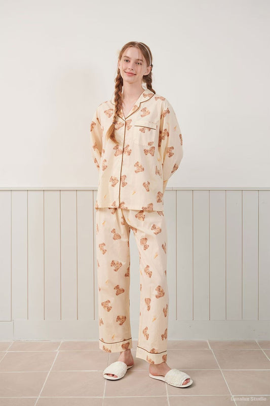 Women Teddy Pajamas Set