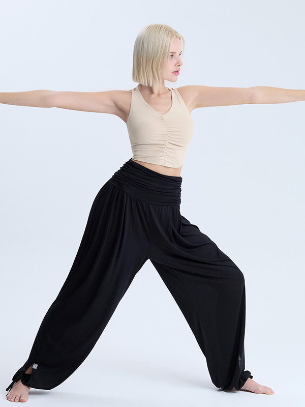 Shirring Harem Pants