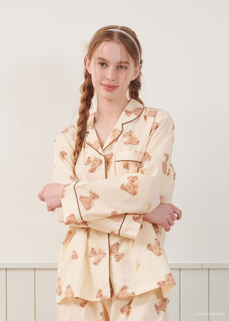 Women Teddy Pajamas Set