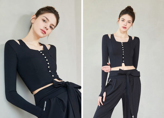 El-soft Snap Point Cardigan