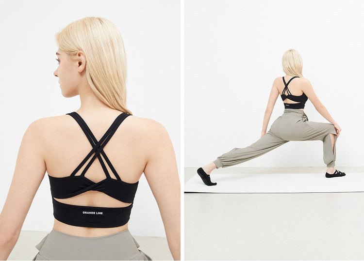 El-soft Back Twist Shirring Tanktop