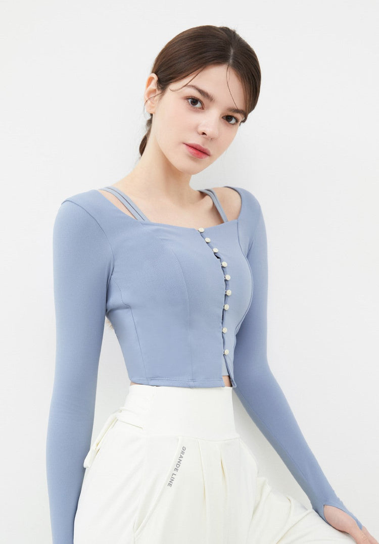 El-soft Snap Point Cardigan