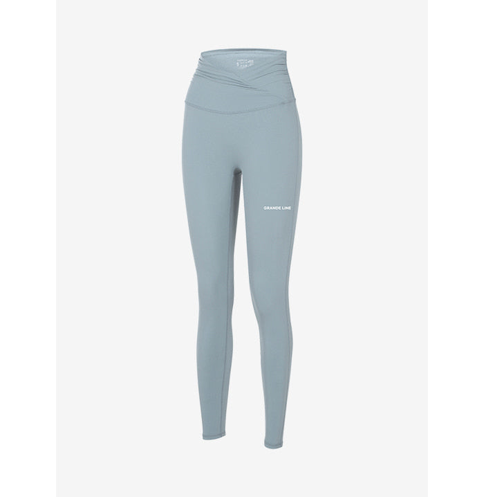 Grande Line Best Seller PT467 Cross shirring up leggings (Super high waist)