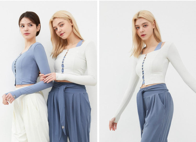 El-soft Snap Point Cardigan