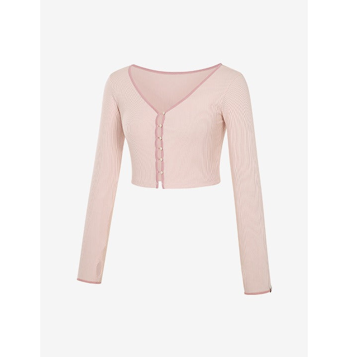 V Neck Line Cardigan