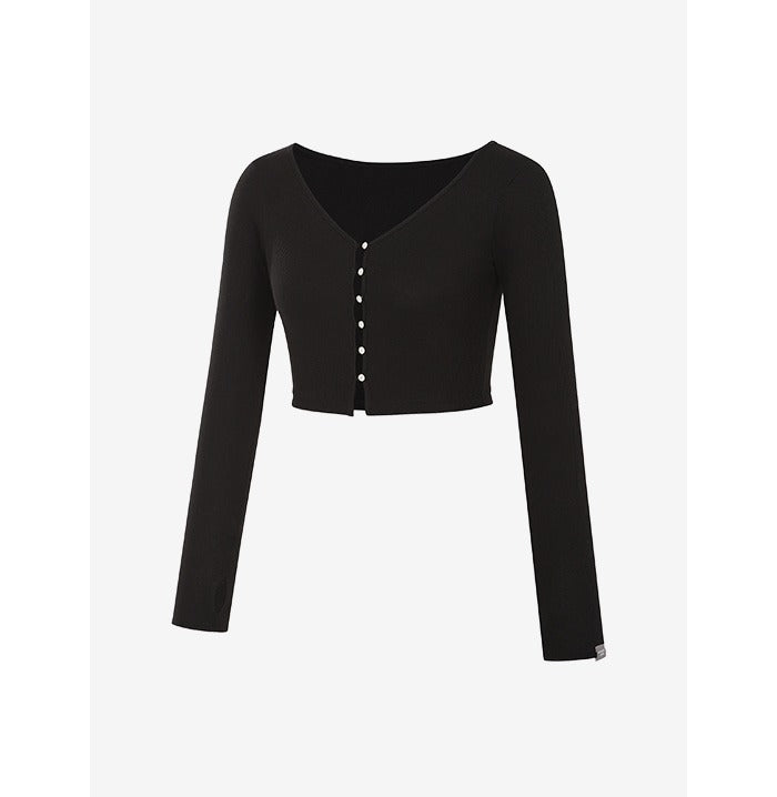 V Neck Line Cardigan