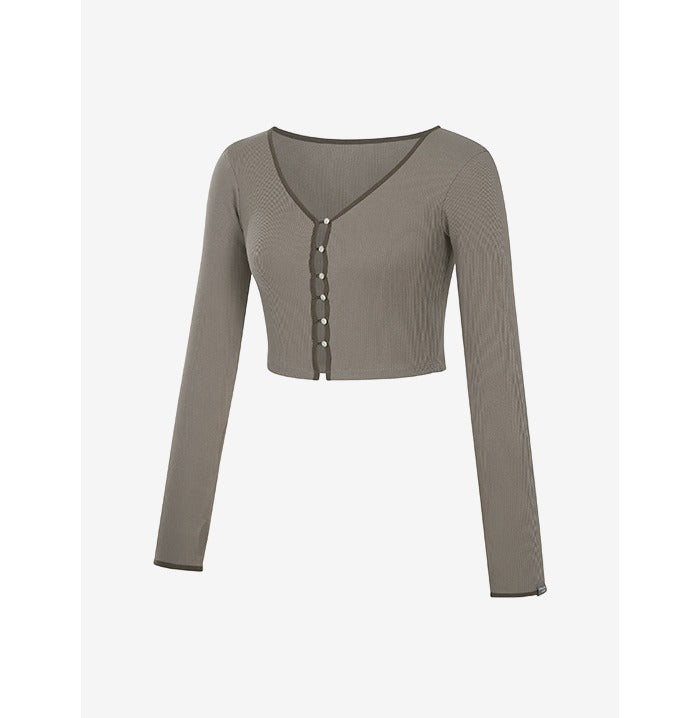 V Neck Line Cardigan