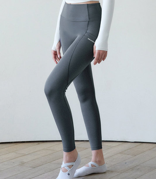 El-touch H Slit Fluff Leggings