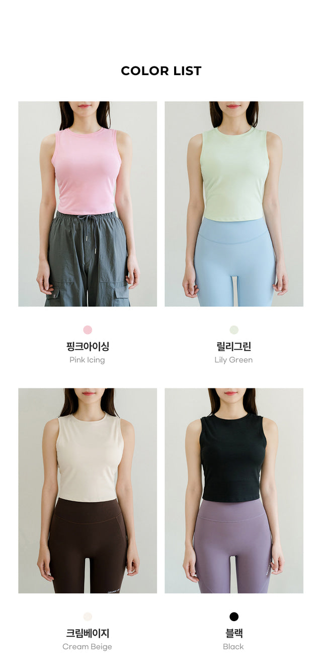 NT695 三葉草背繫帶無袖