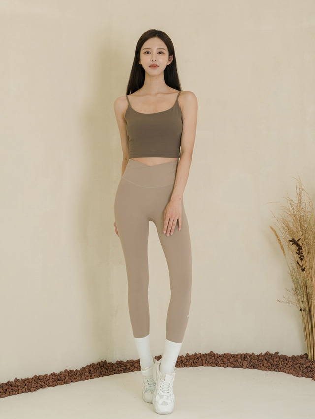 Grande Line Best Seller PT637 Cross line up leggings (Super high waist)