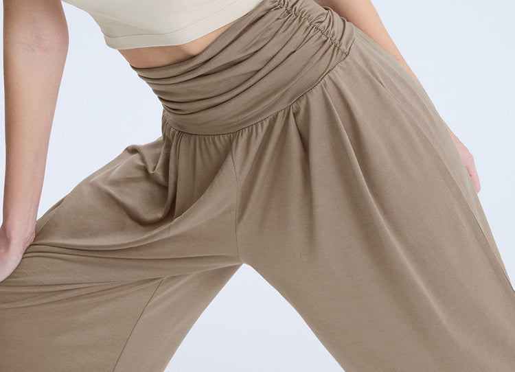 Shirring Harem Pants