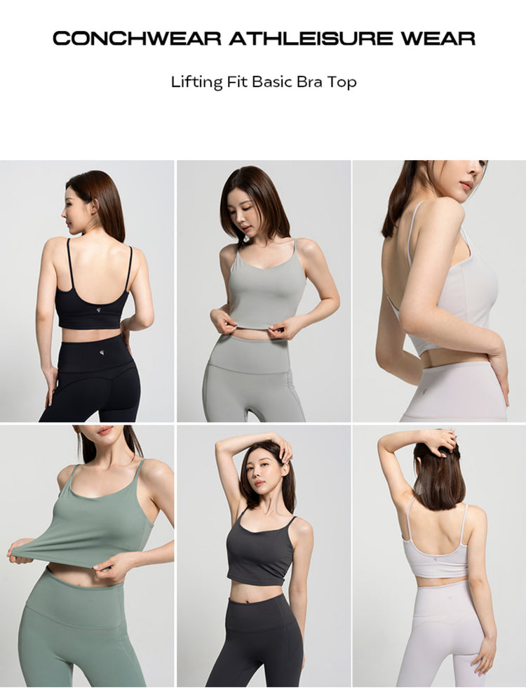 Conch Wear Best Seller Lifting Fit Basic Bra Top