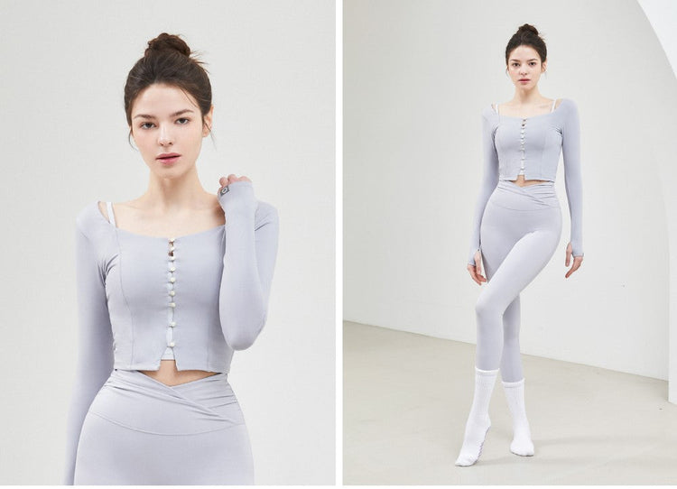 El-soft Snap Point Cardigan