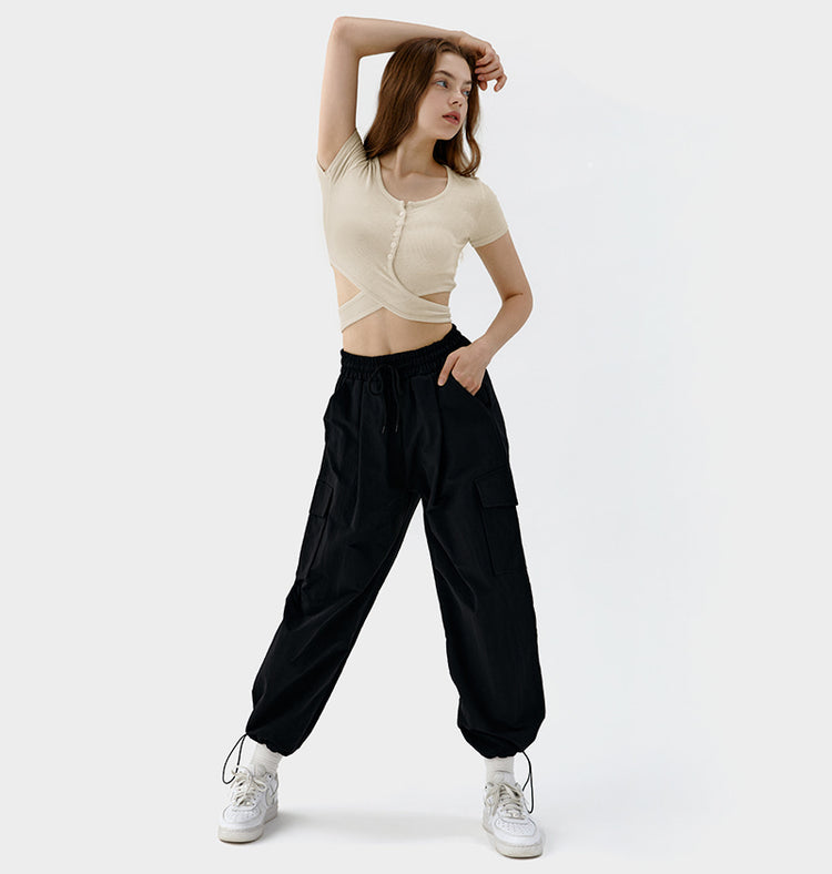 SS23 Conch Wear Cool Nylon String Cargo Pants