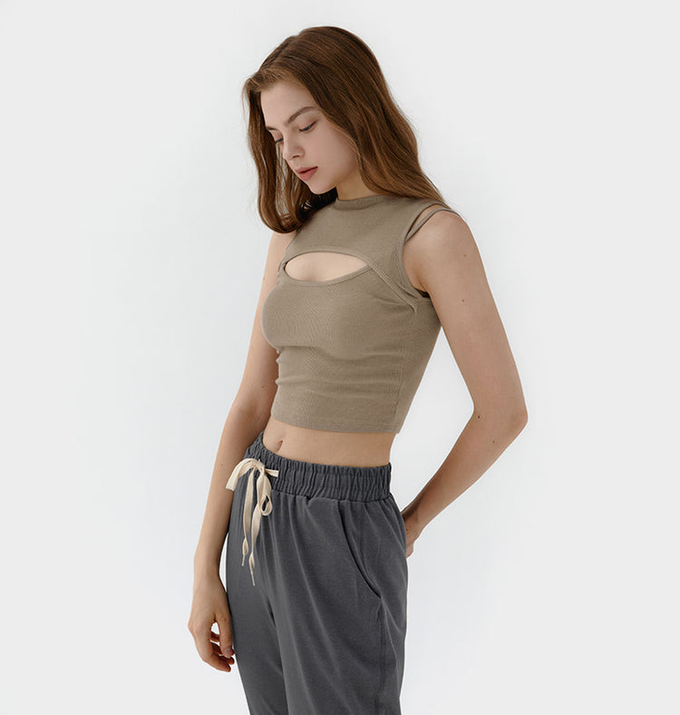 SS23 Conch Wear Layering Golgi Crop Top