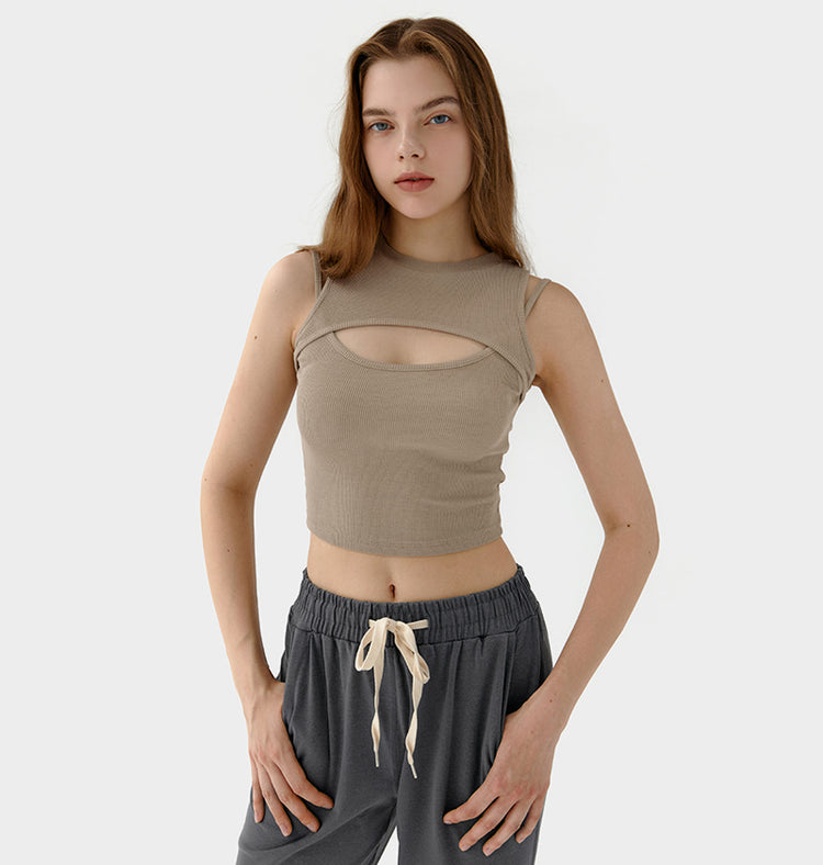 SS23 Conch Wear Layering Golgi Crop Top