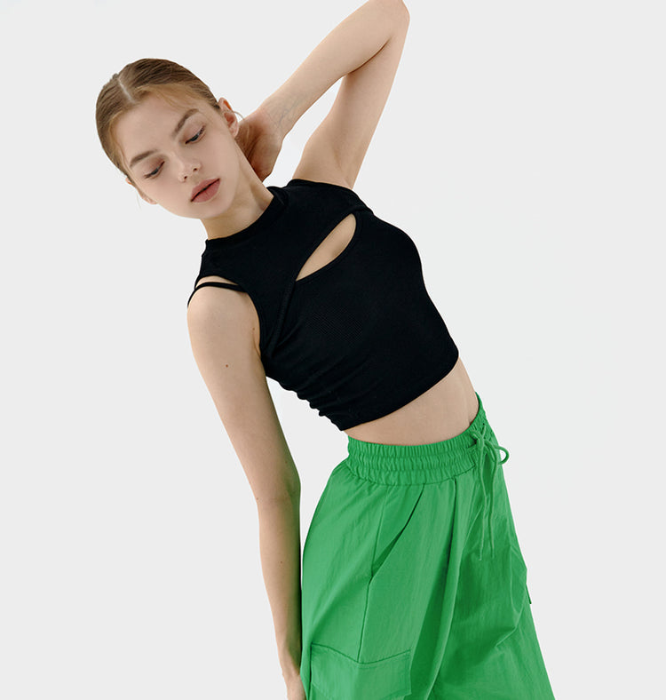 SS23 Conch Wear Layering Golgi Crop Top