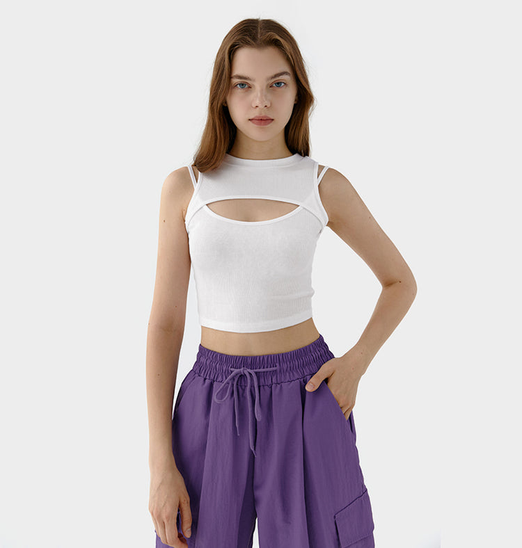 SS23 Conch Wear Layering Golgi Crop Top