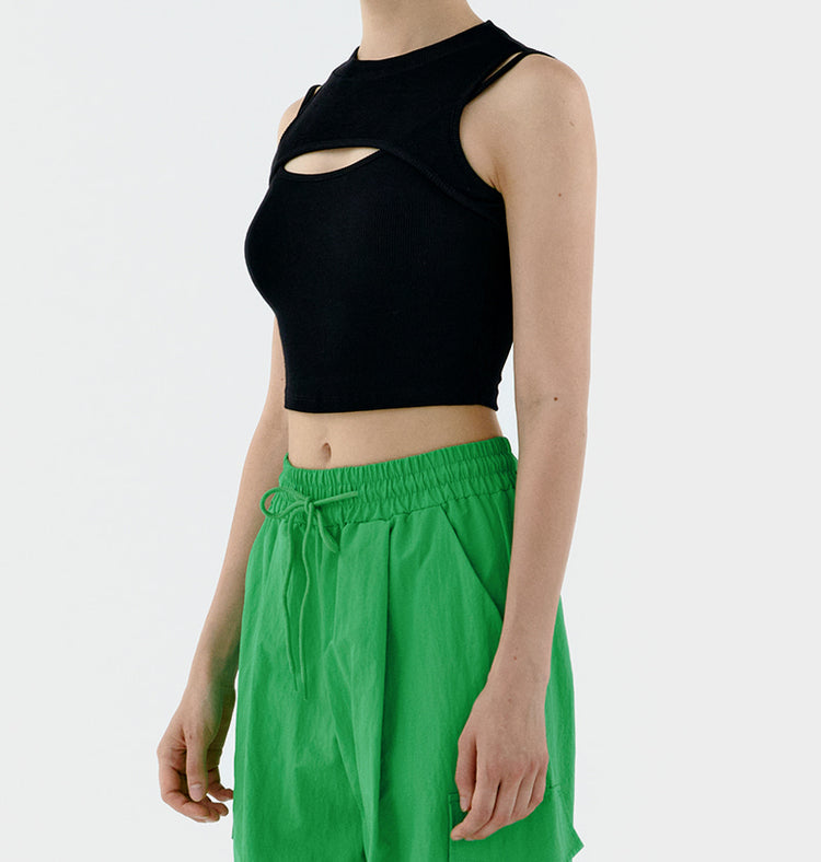 SS23 Conch Wear Layering Golgi Crop Top