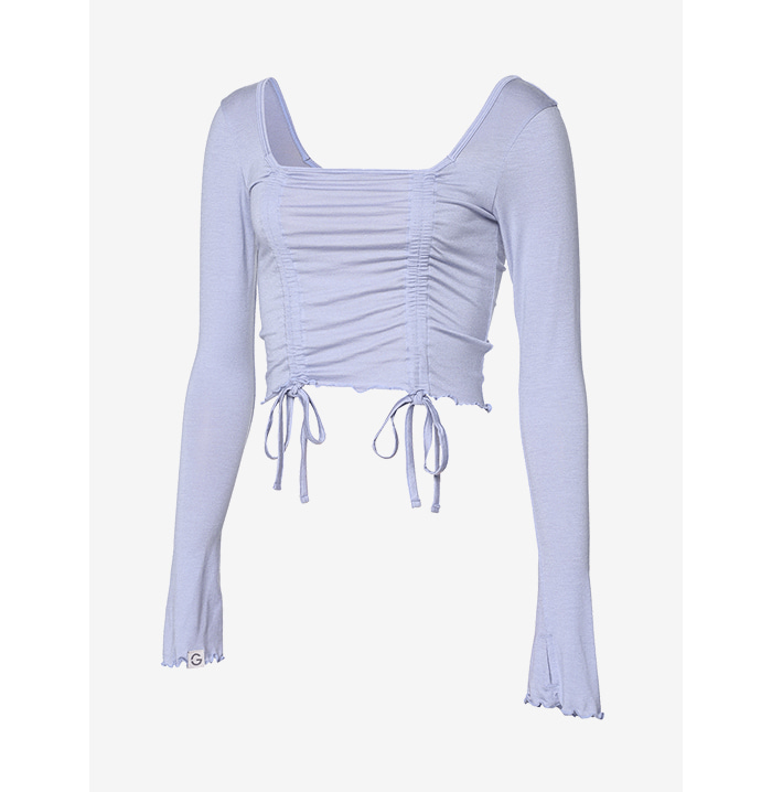 Grande Line String Shirring Long Sleeve