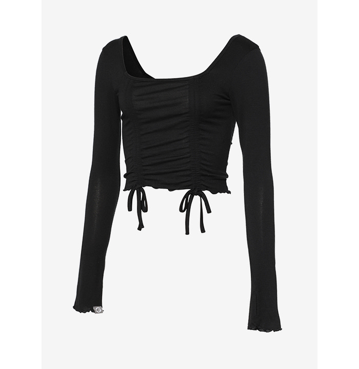 Grande Line String Shirring Long Sleeve