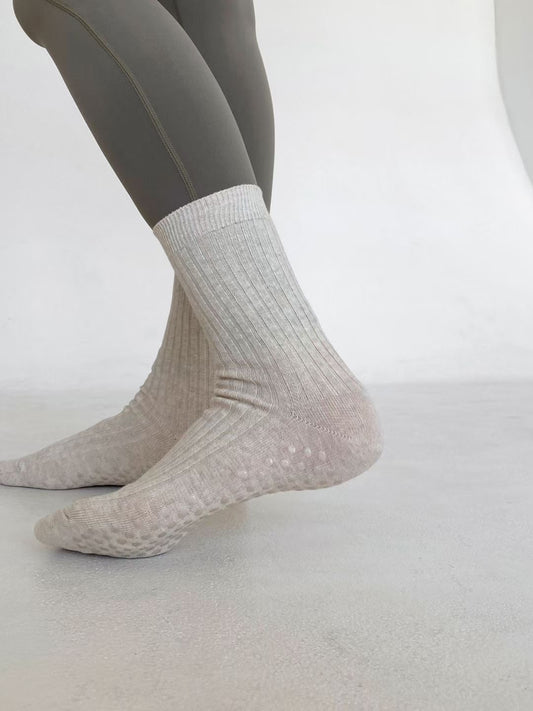 Lucia Crew Grip Socks