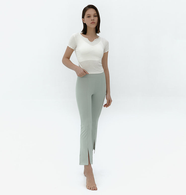 SS23 Conch Wear Bootcut Front Slit Leggings