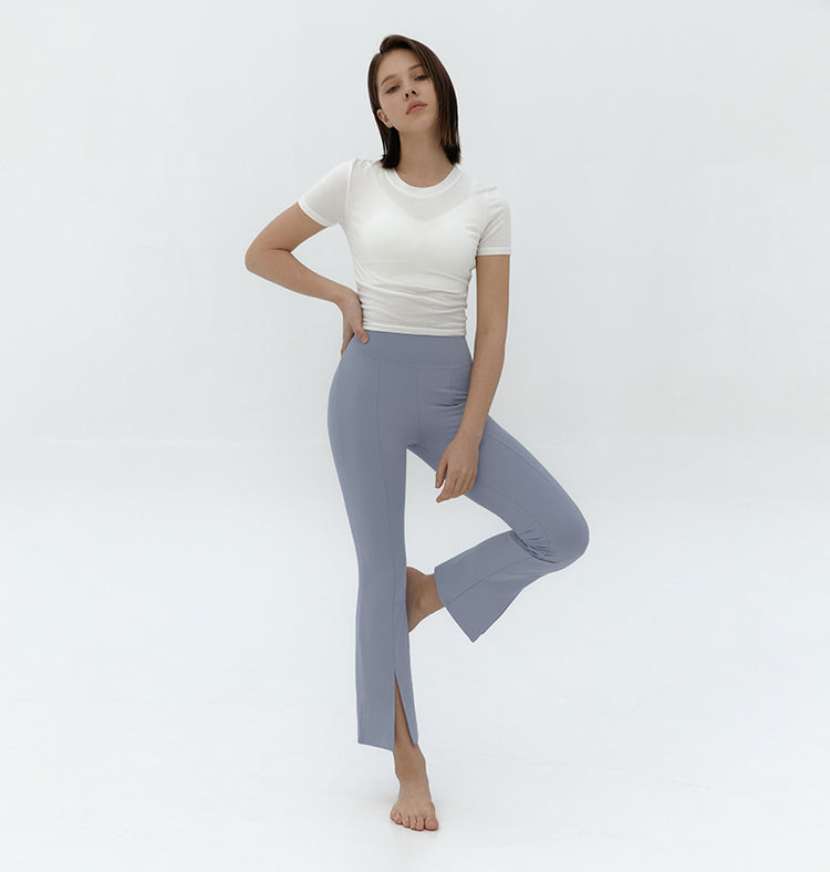 SS23 Conch Wear Bootcut Front Slit Leggings