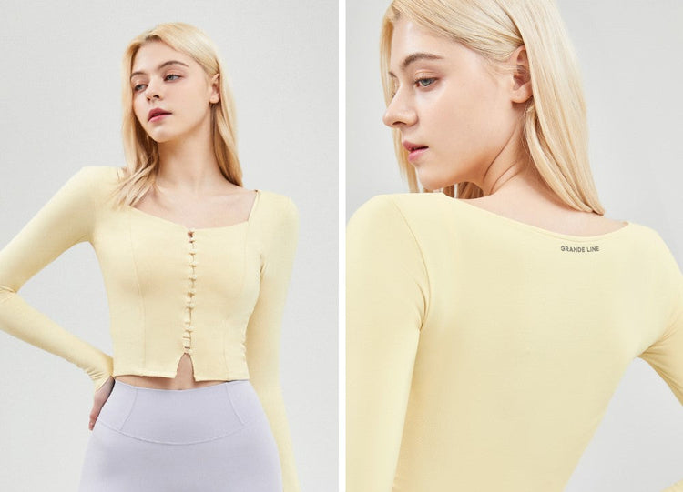 El-soft Snap Point Cardigan