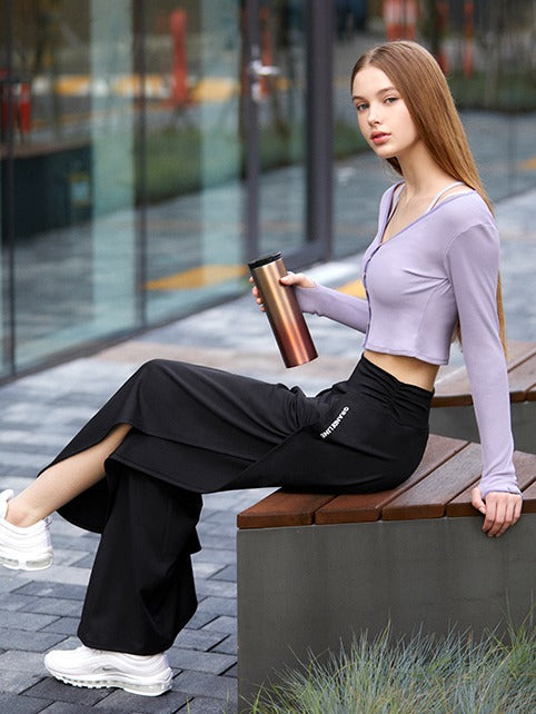 Grande Line El-touch H Slit Wide Pants