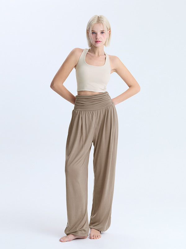 Shirring Harem Pants
