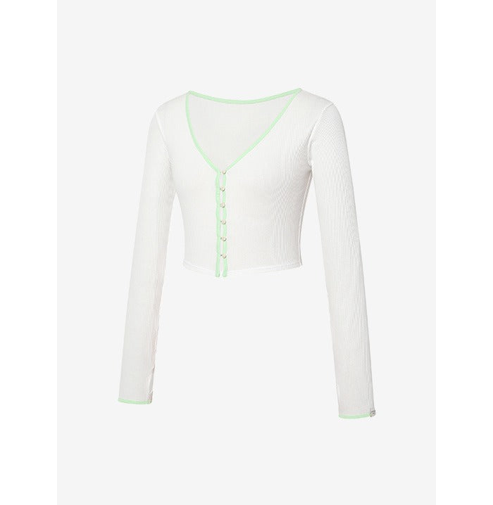 V Neck Line Cardigan