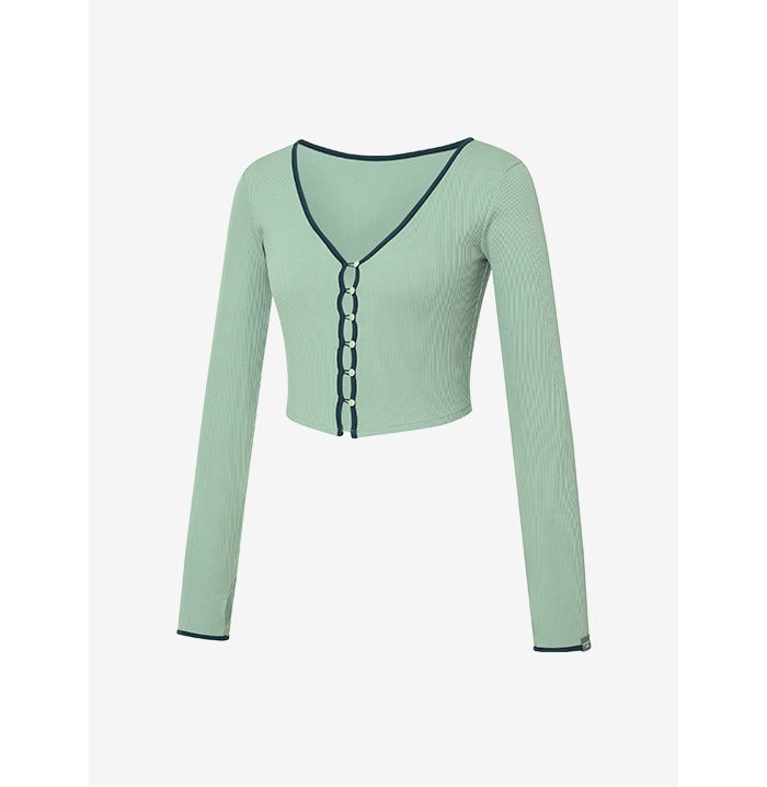 V Neck Line Cardigan