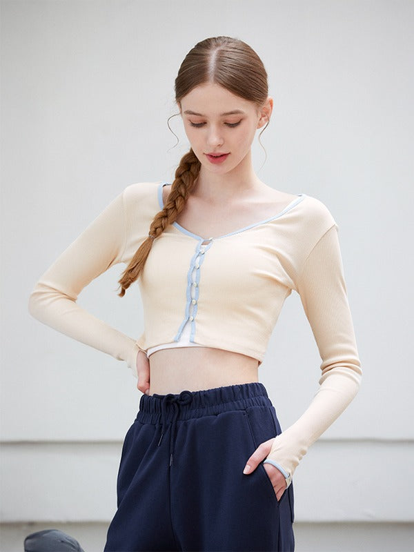 V Neck Line Cardigan