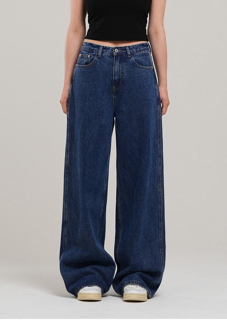 Classic Wide Denim Pants