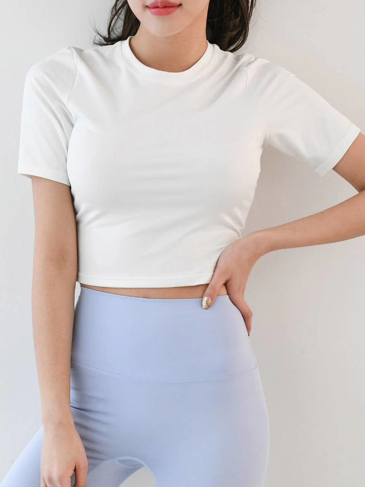 Lucia Ava Basic Crop Tee