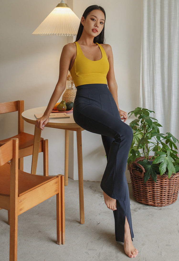 SS23 Conch Wear Bootcut Front Slit Leggings