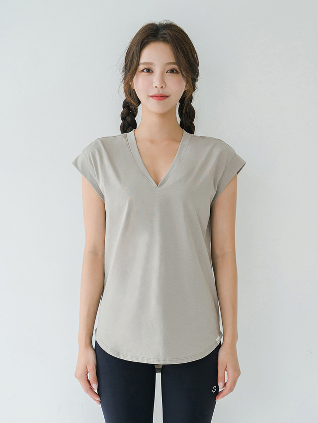 NT737 Edge V-neck Sleeveless T.ee