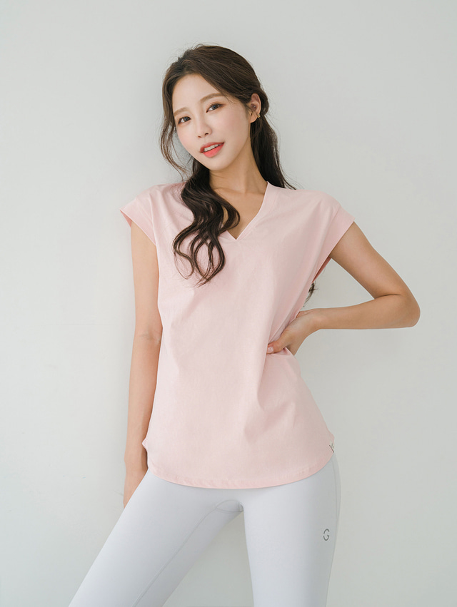 NT737 Edge V-neck Sleeveless T.ee