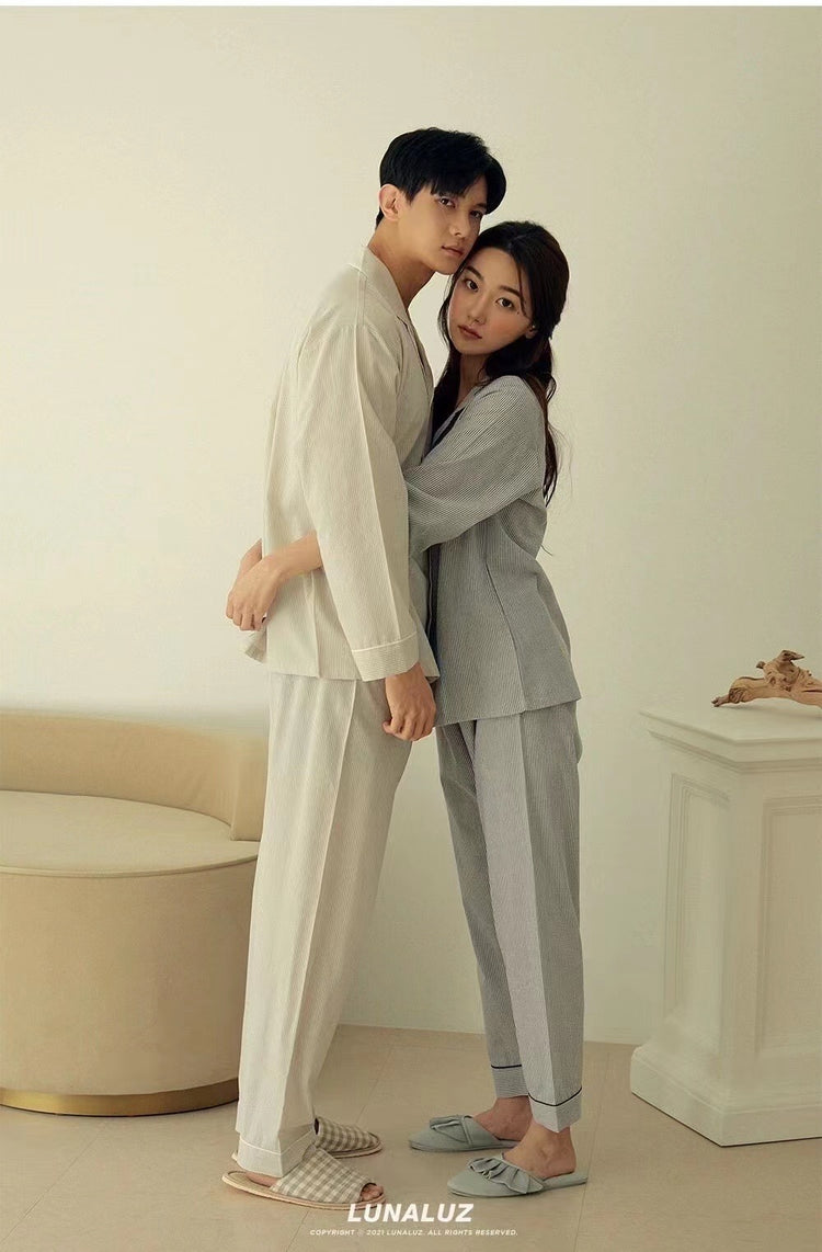 PJS Mateo Couple Pajamas Set