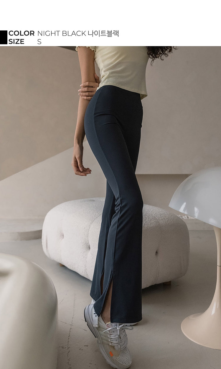 SS23 Conch Wear Bootcut Double Side Slit Leggings