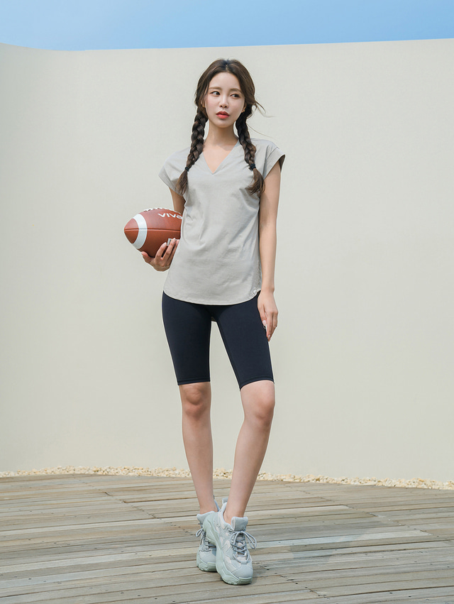 NT737 Edge V-neck Sleeveless T.ee