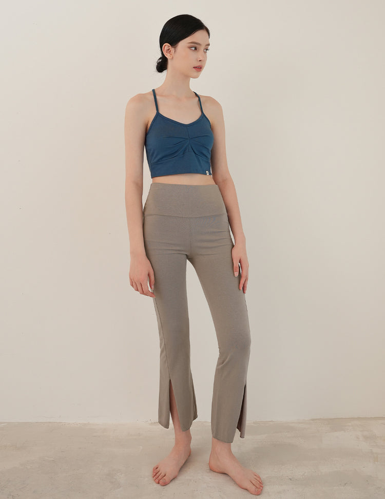 Conch Wear Mudra Slit Flared Pants