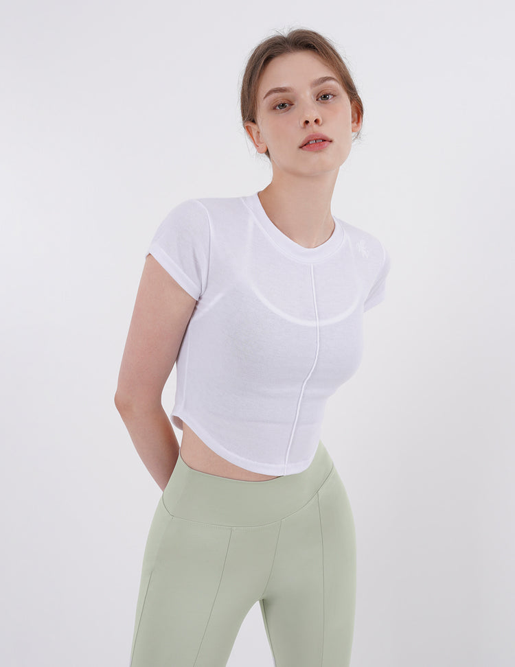 SS23 Conch Wear Blur Crop Tee